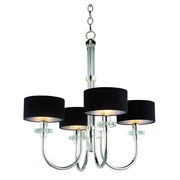 32 Inch Suspension Chandelier – Plated Silver