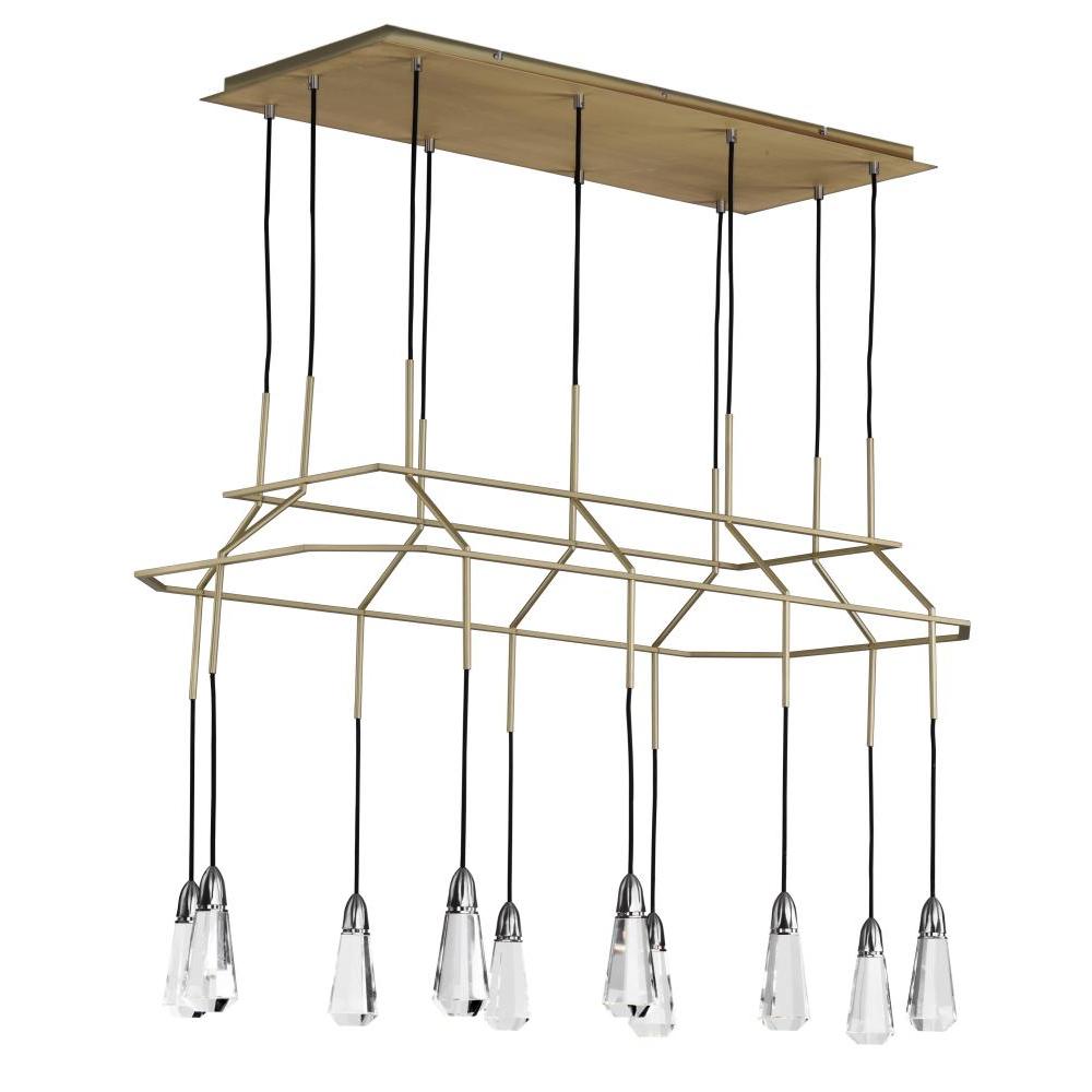 Studio M 10 CARAT SM23787BCSNSBR Pendant Traditional - Satin Nickel Satin Brass light