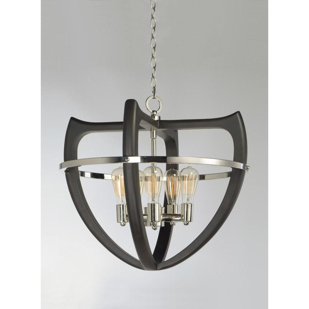 Studio M CRESCENDO SM23805WEPN Pendant Traditional - Wenge Polished Nickel light