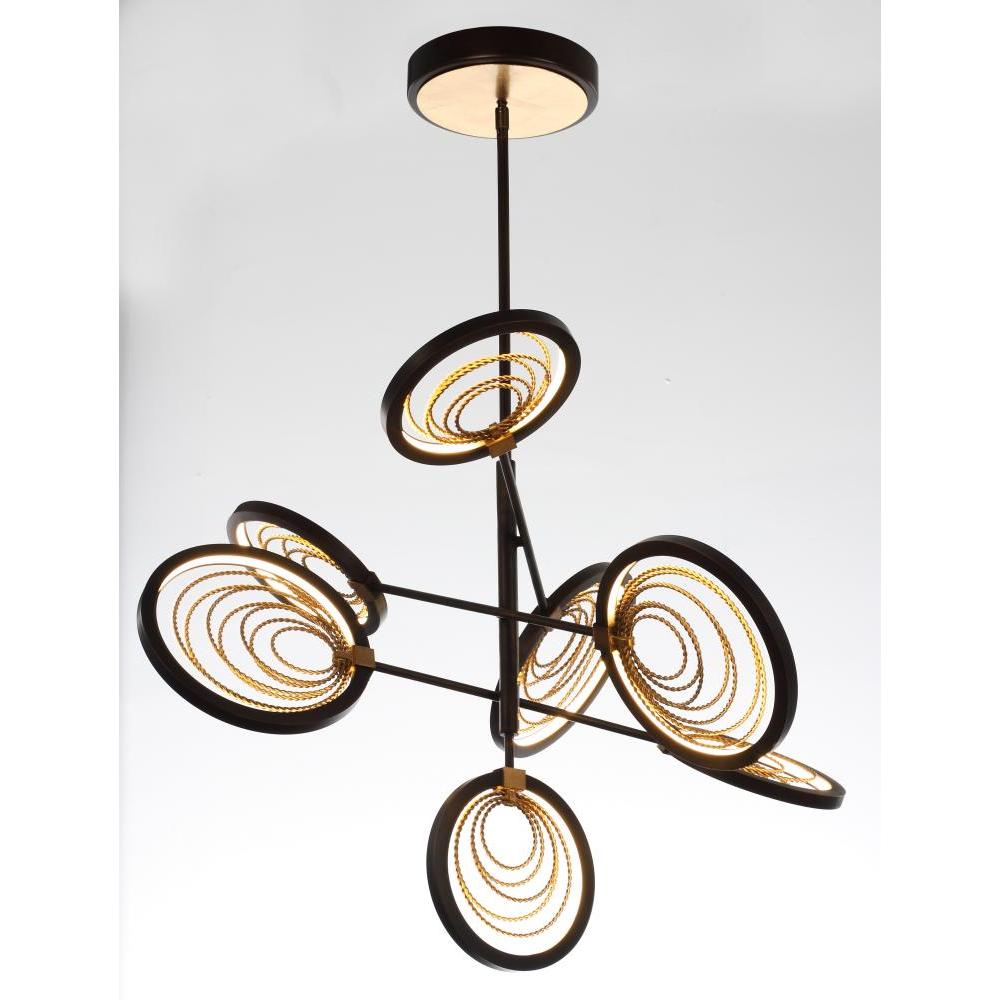 Studio M LARIAT SM23845BZGTGL Pendant Traditional - Bronze Gilt Gold Leaf light