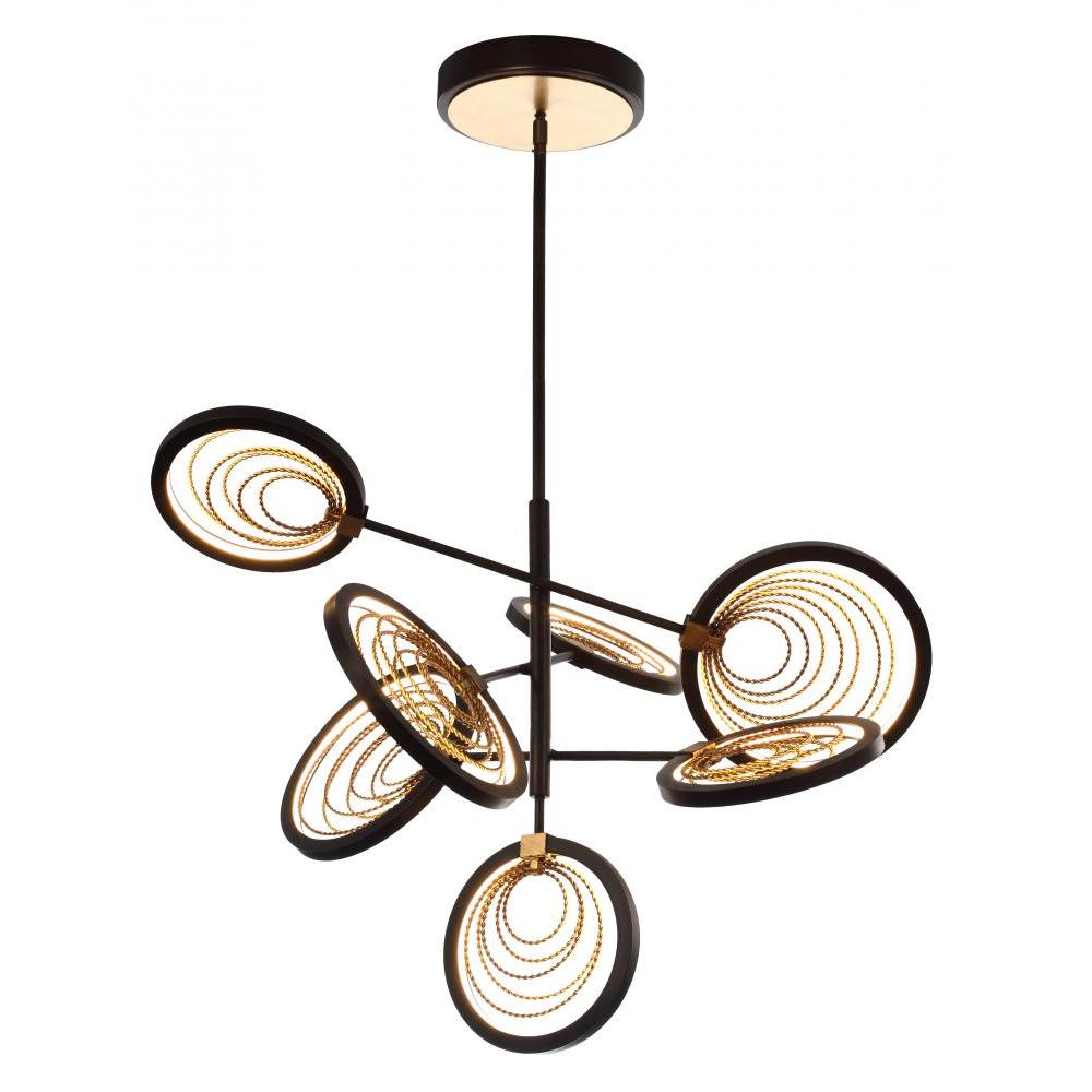 Studio M LARIAT SM23845BZGTGL Pendant Traditional - Bronze Gilt Gold Leaf light