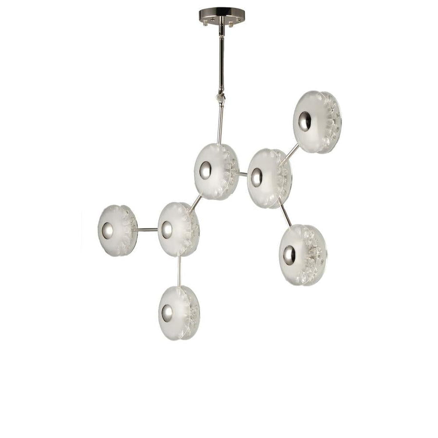 6 Inch Multi-Light Pendant – Polished Nickel