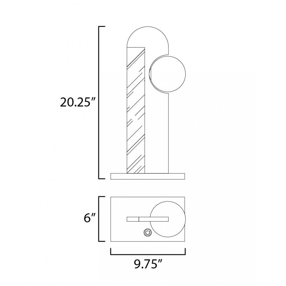 Studio M NEW AGE SM2421ARYBGM Lamp Traditional - Brushed Gunmetal light