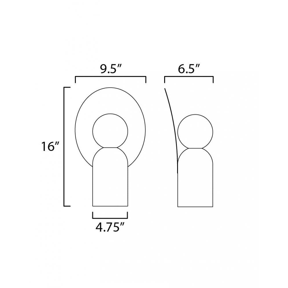 Studio M SATELLITE SM2431FGBK Lamp Traditional - Black