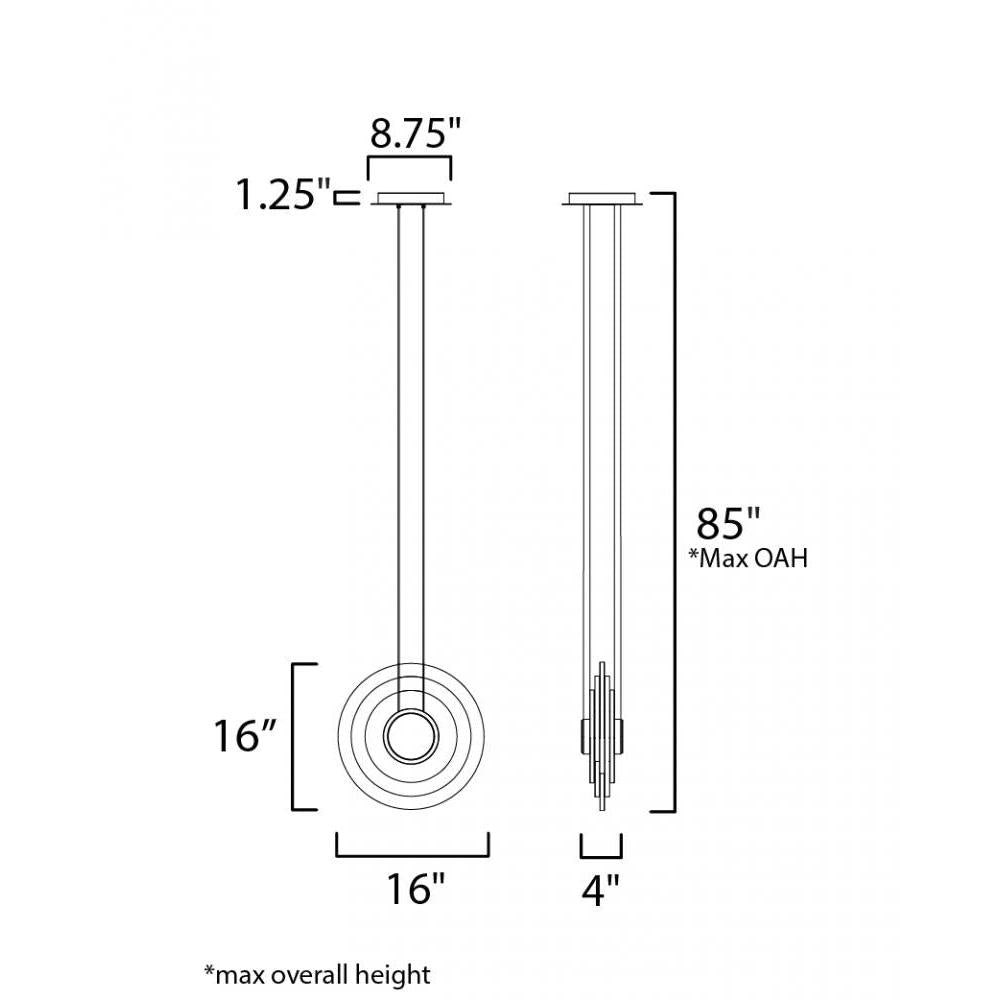 Studio M STRATUM SM24401CLNAB Pendant Traditional - Natural Aged Brass light