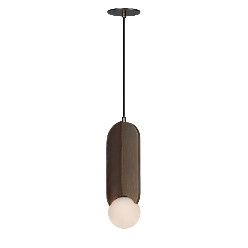 6 Inch Suspension Pendant – Brushed Bronze