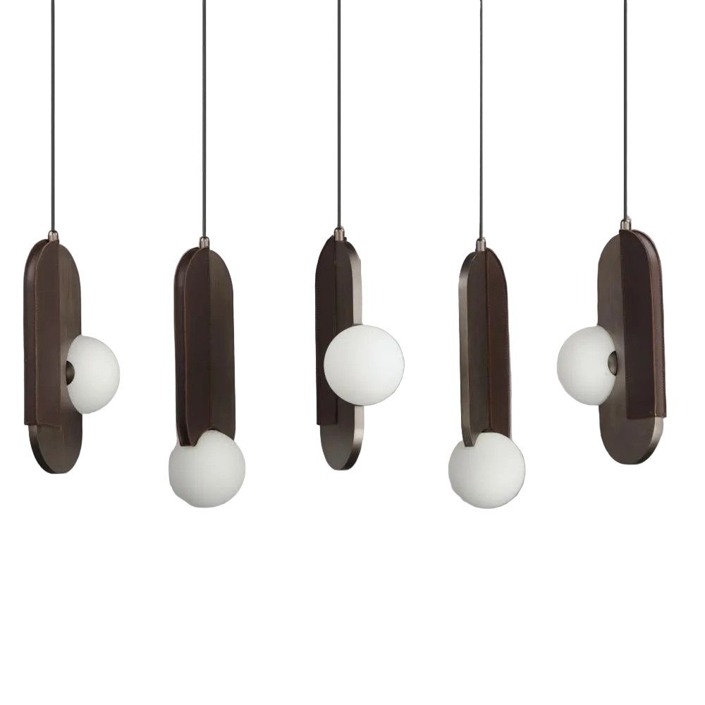 STITCHED Pendant Cluster by Studio M - Brushed Bronze