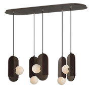 STITCHED Pendant Cluster by Studio M - Brushed Bronze