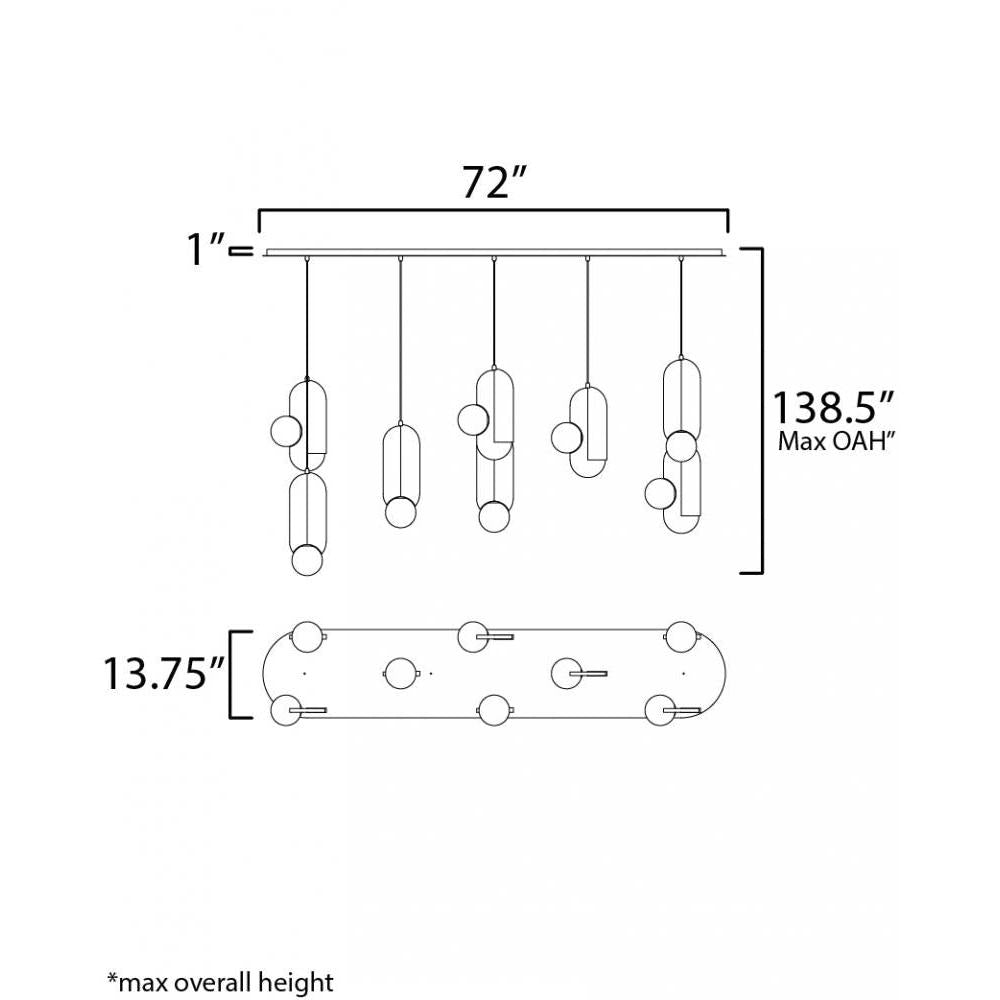 Studio M STITCHED SM24608BBZ Pendant Traditional - Brushed Bronze light
