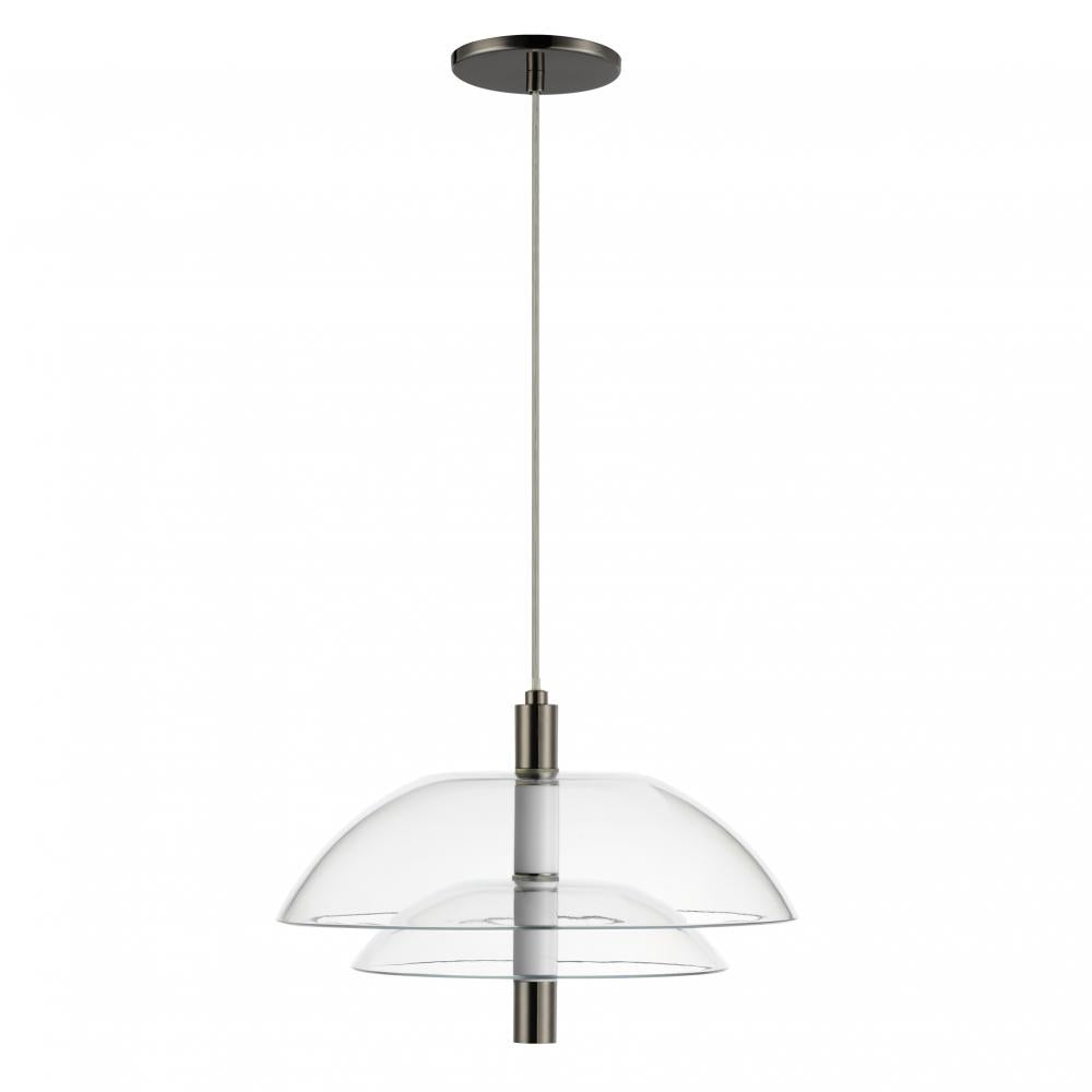 14 Inch Suspension Pendant – Black Chrome