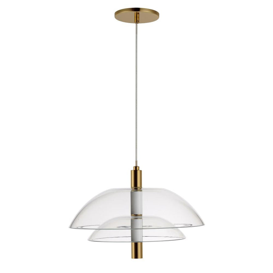 14 Inch Suspension Pendant – French Gold