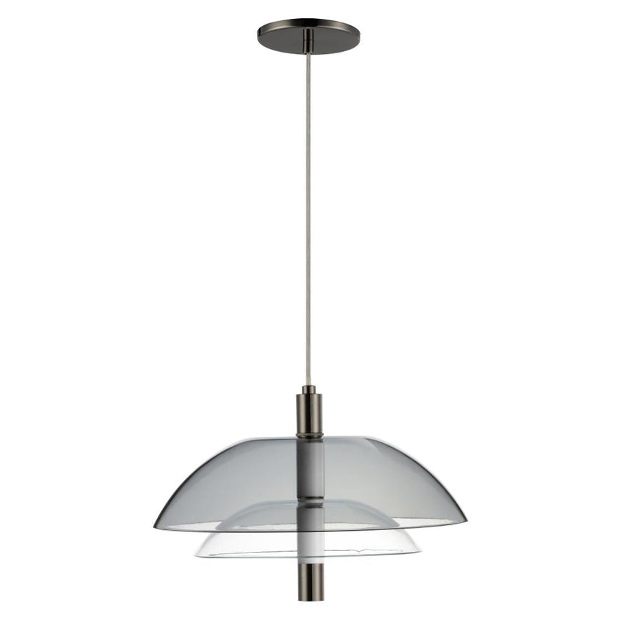 14 Inch Suspension Pendant – Black Chrome