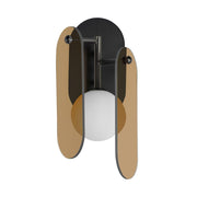 Studio M MEGALITH - GLASS SM24810AMGM Sconce - Gunmetal light