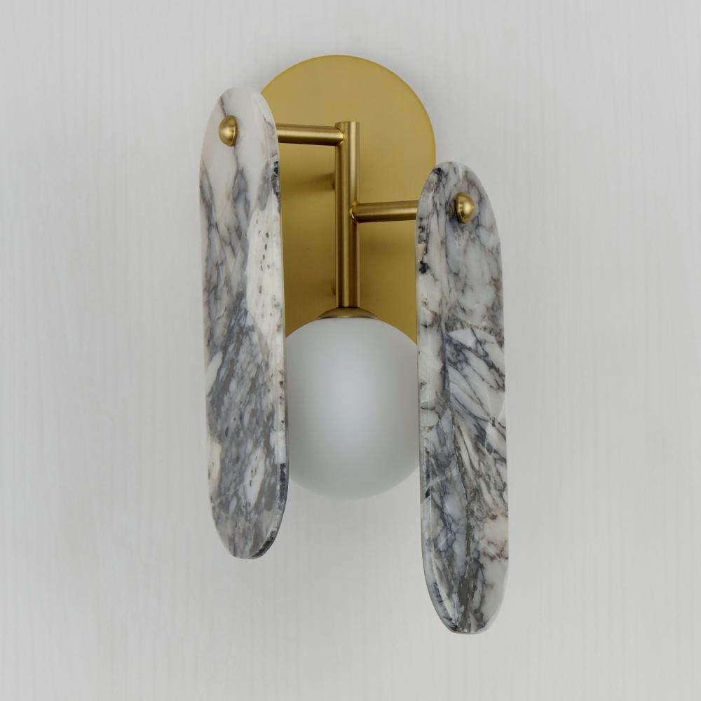Studio M MEGALITH - STONE SM24810ARYNAB Sconce - Natural Aged Brass light