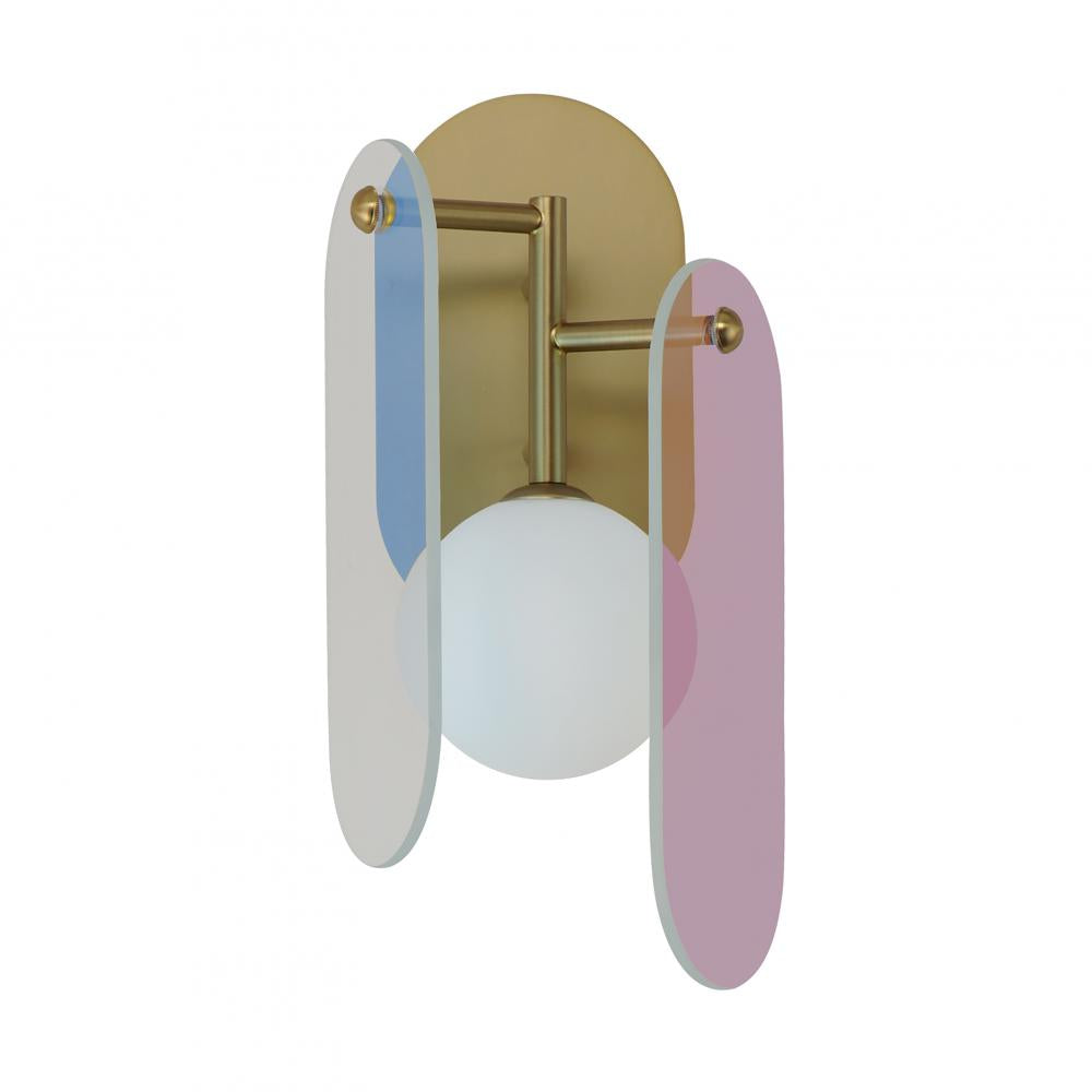 7 Inch Wall Sconce – Natural Aged Brass