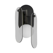 Studio M MEGALITH - GLASS SM24810MSKGM Sconce - Gunmetal light