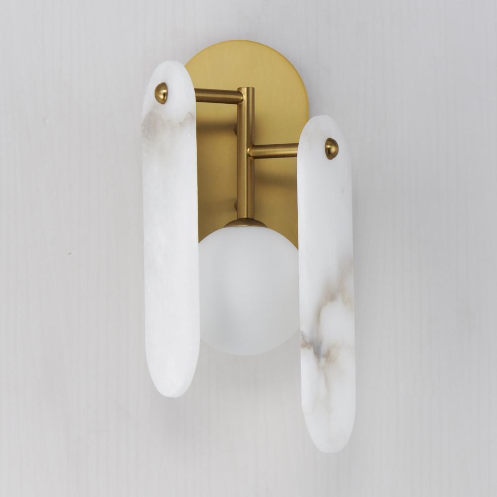 Studio M MEGALITH - STONE SM24810WANAB Sconce - Natural Aged Brass light