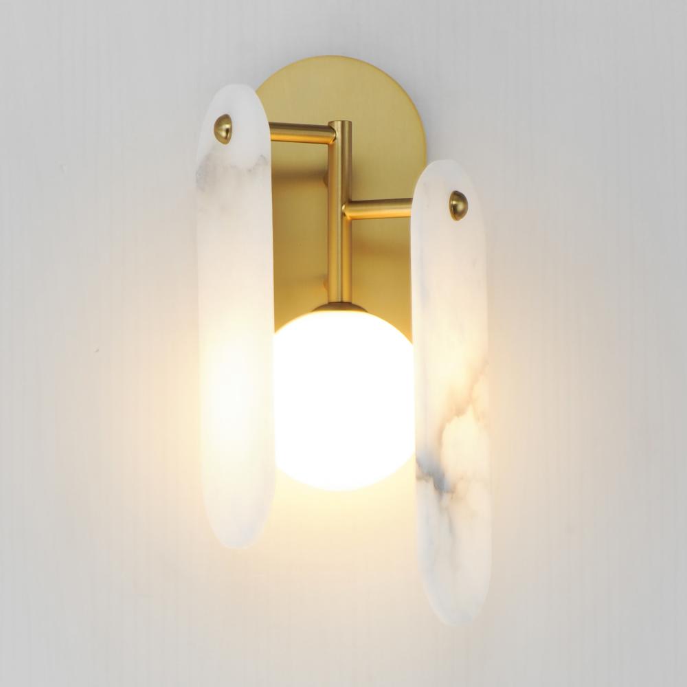 Studio M MEGALITH - STONE SM24810WANAB Sconce - Natural Aged Brass light