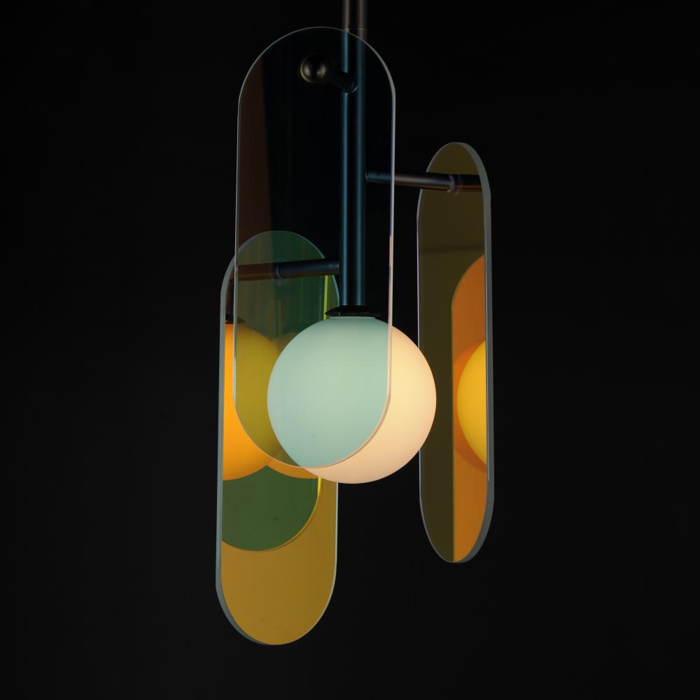 Studio M MEGALITH - GLASS SM24811DCBBZ Pendant Traditional - Brushed Bronze light