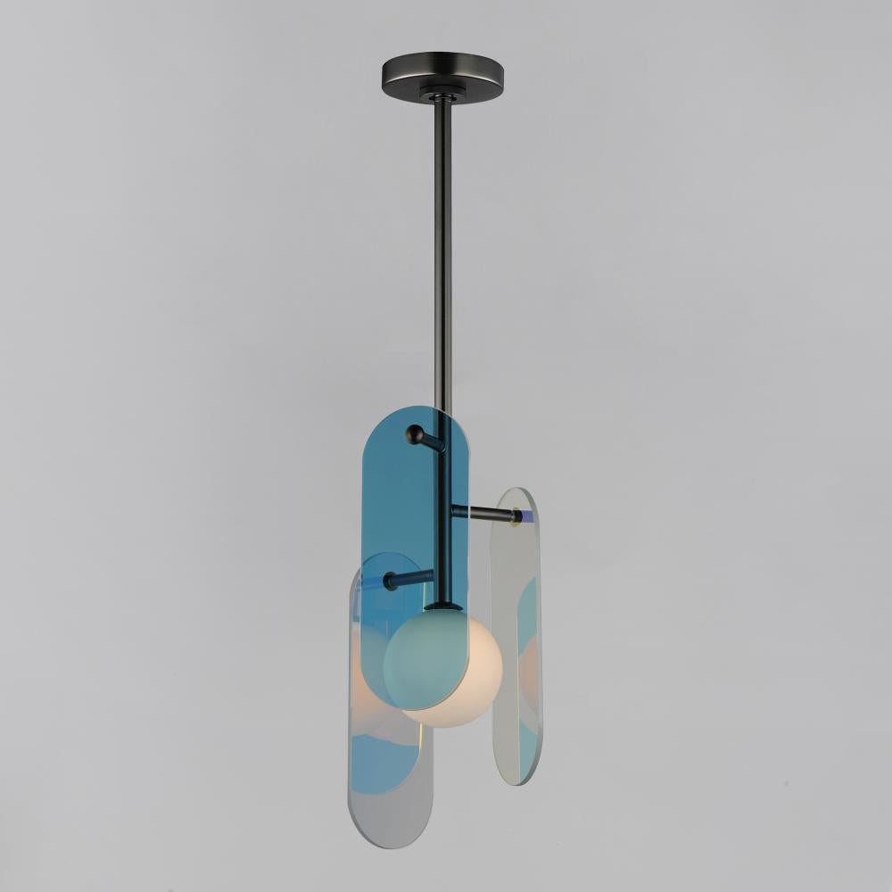 Studio M MEGALITH - GLASS SM24811DCGM Pendant Traditional - Gunmetal light