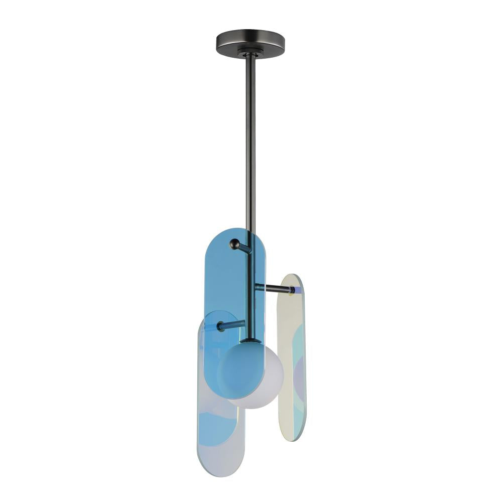 Studio M MEGALITH - GLASS SM24811DCGM Pendant Traditional - Gunmetal light