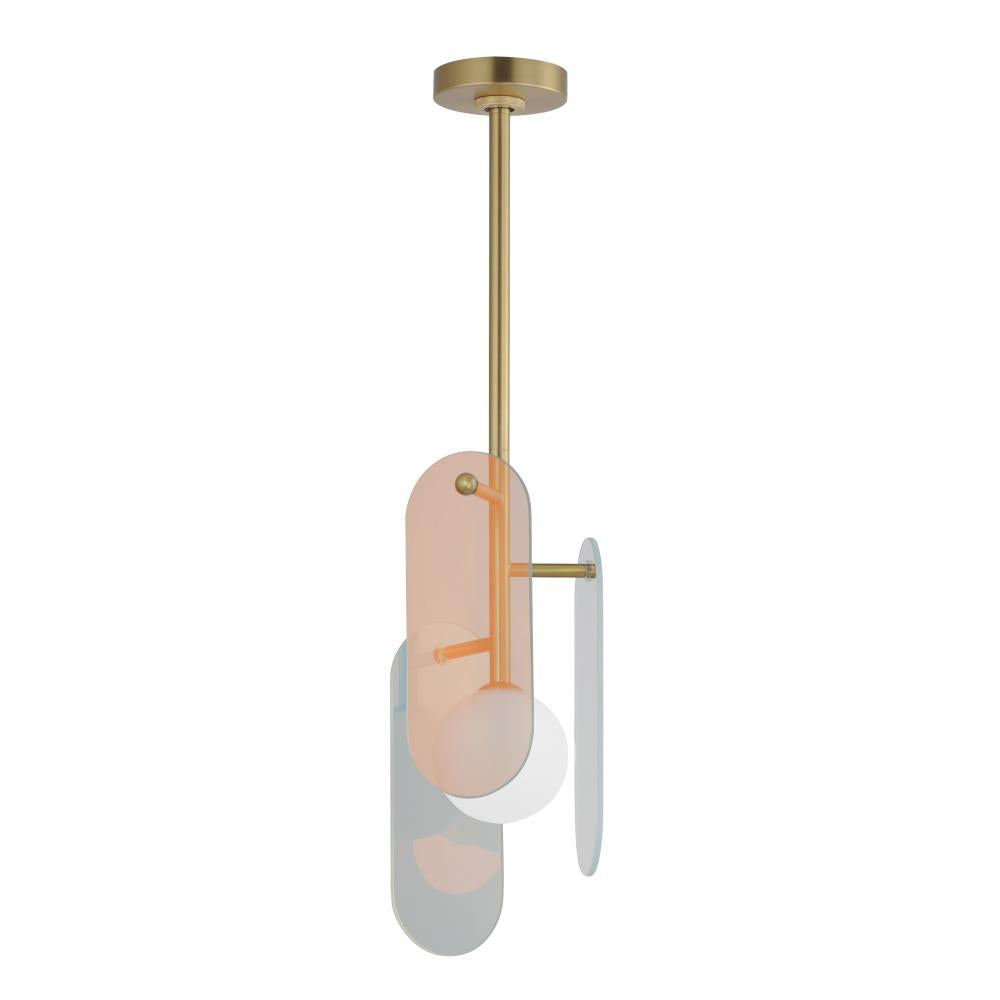 Studio M MEGALITH - GLASS SM24811DCNAB Pendant - Natural Aged Brass light