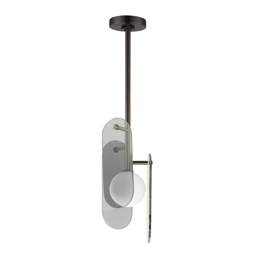 7 Inch Single Pendant – Brushed Bronze
