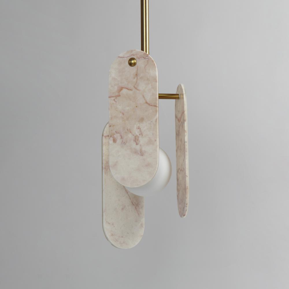 Studio M MEGALITH - STONE SM24811RJNAB Pendant - Natural Aged Brass light