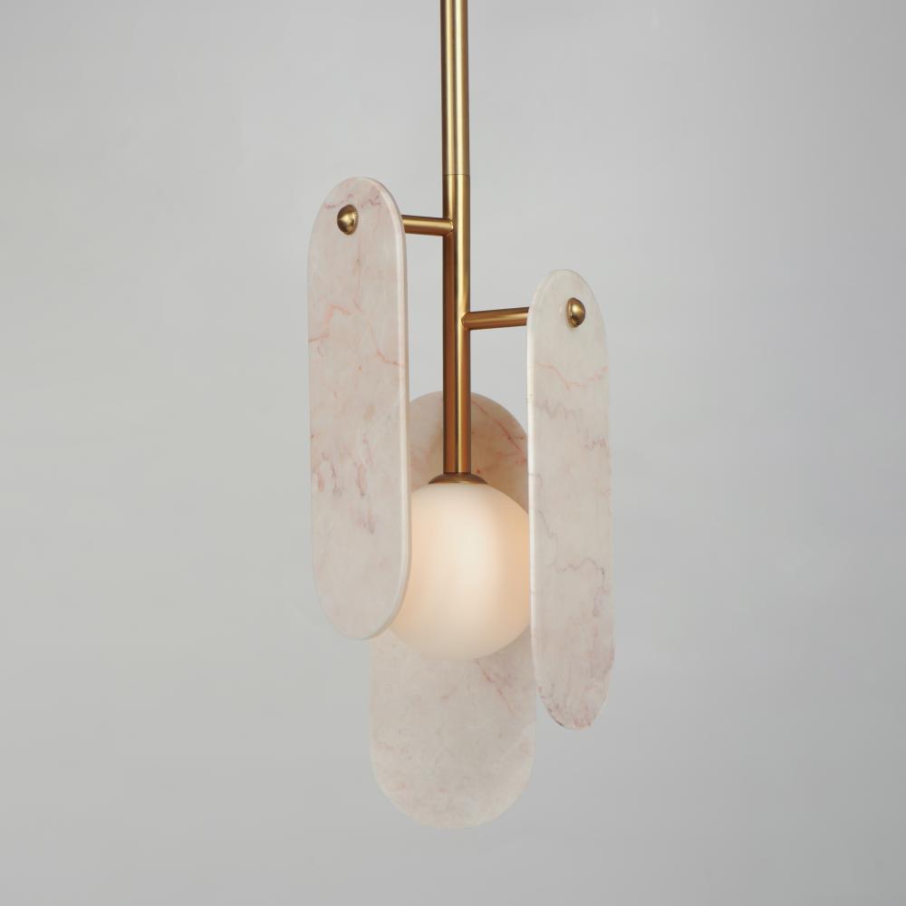 Studio M MEGALITH - STONE SM24811RJNAB Pendant - Natural Aged Brass light