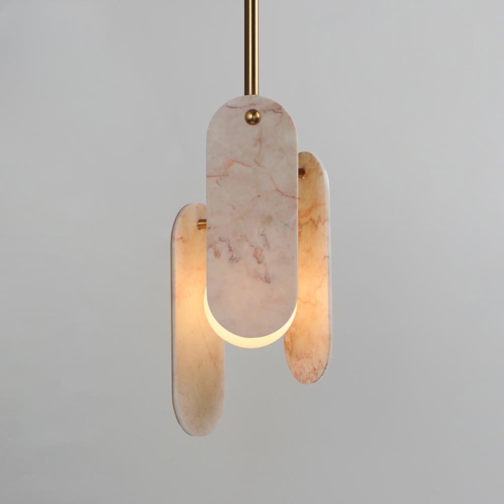 Studio M MEGALITH - STONE SM24811RJNAB Pendant - Natural Aged Brass light