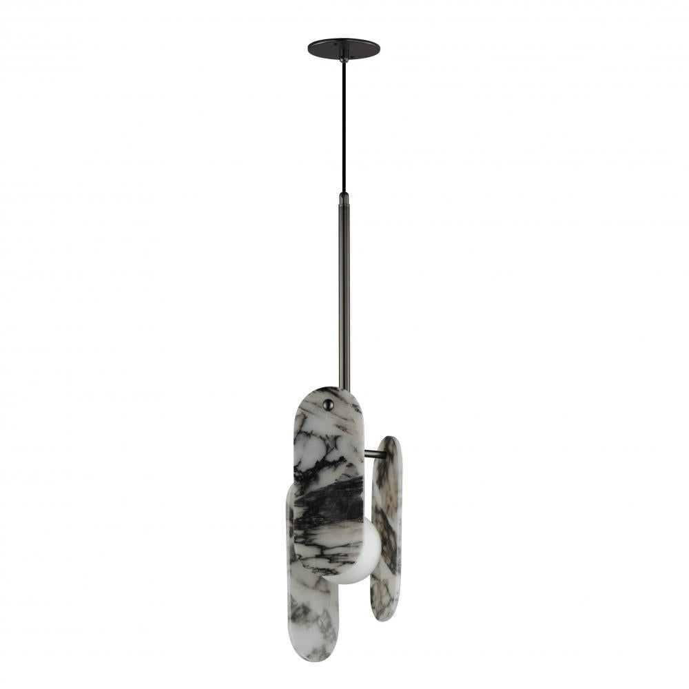 Studio M MEGALITH - STONE SM24812ARYGM Pendant - Gunmetal light