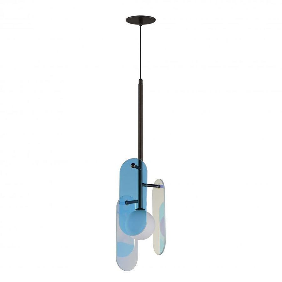 7 Inch Suspension Pendant – Brushed Bronze