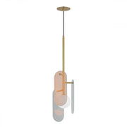 Studio M MEGALITH - GLASS SM24812DCNAB Pendant - Natural Aged Brass light