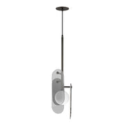 Studio M MEGALITH - GLASS SM24812MSKGM Pendant - Gunmetal light