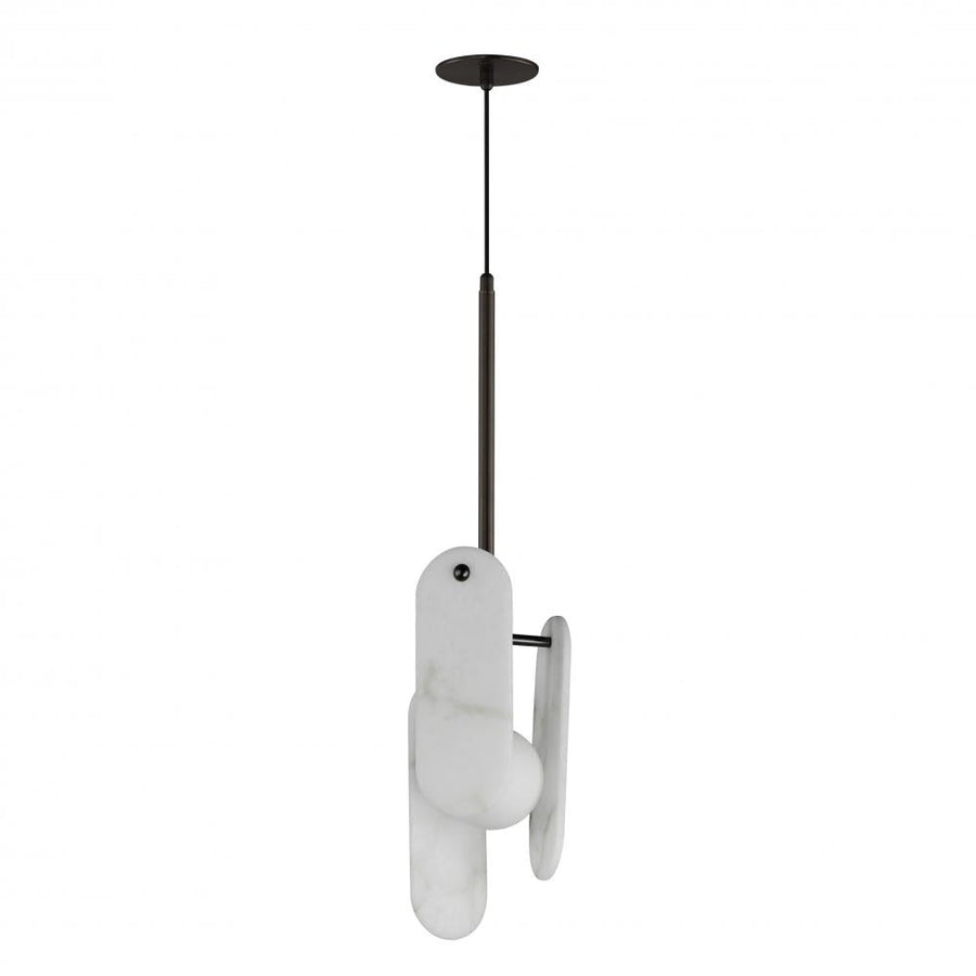 7 Inch Suspension Pendant – Brushed Bronze