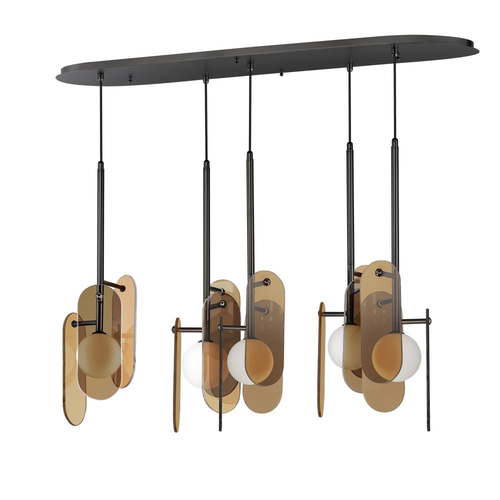 14 Inch Multi-Light Pendant – Gunmetal