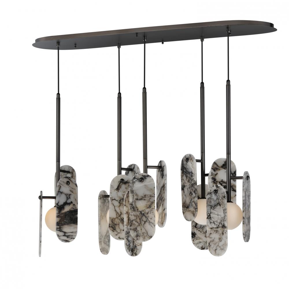 14 Inch Multi-Light Pendant – Gunmetal