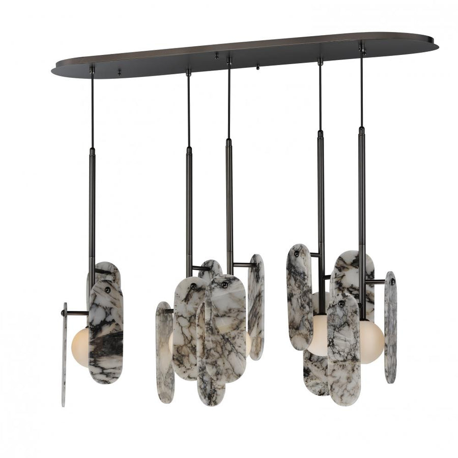 14 Inch Multi-Light Pendant – Gunmetal
