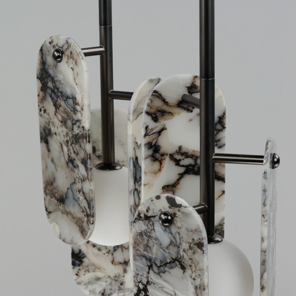 Studio M MEGALITH - STONE SM24815ARYGM Pendant Traditional - Gunmetal light