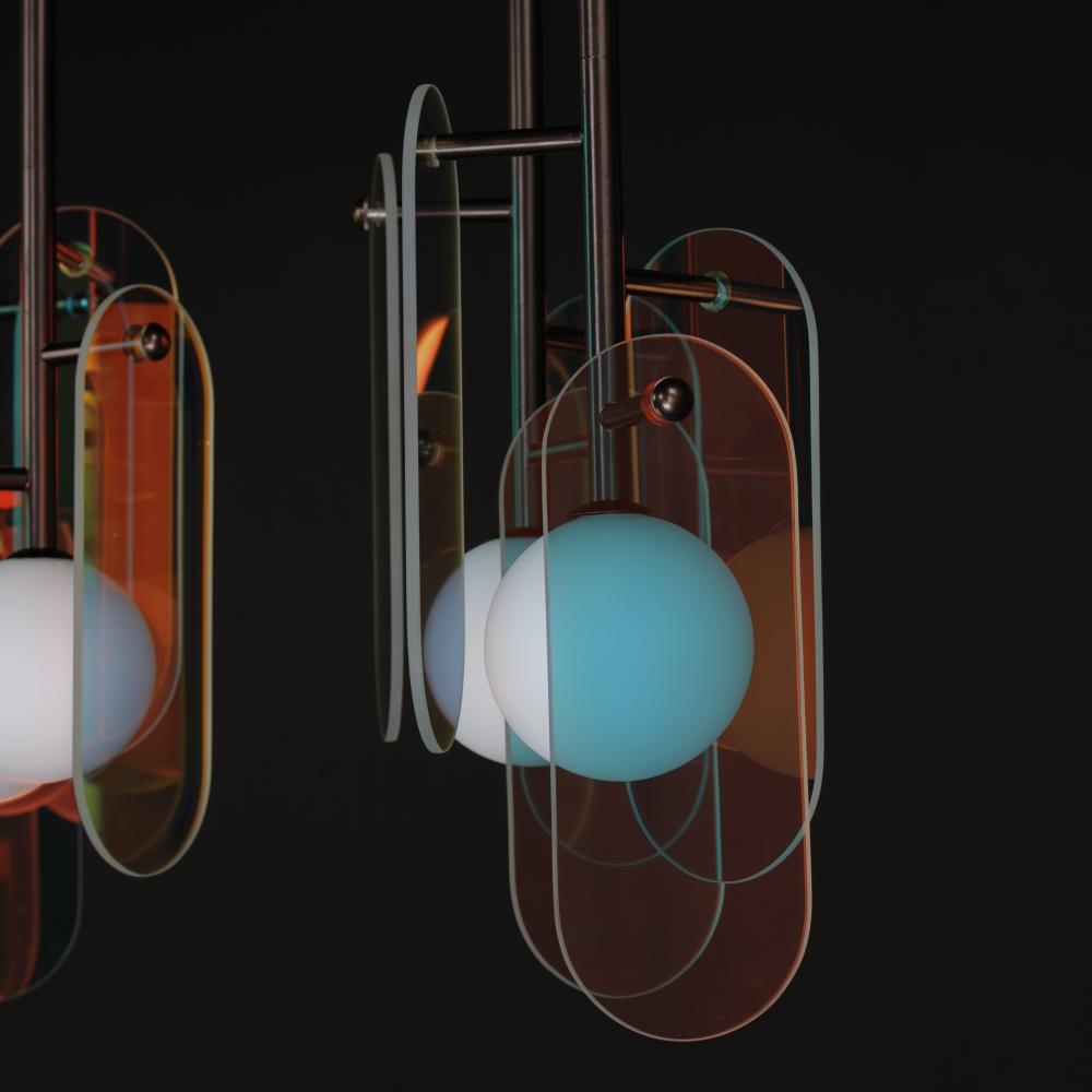 Studio M MEGALITH - GLASS SM24815DCBBZ Pendant Traditional - Brushed Bronze light