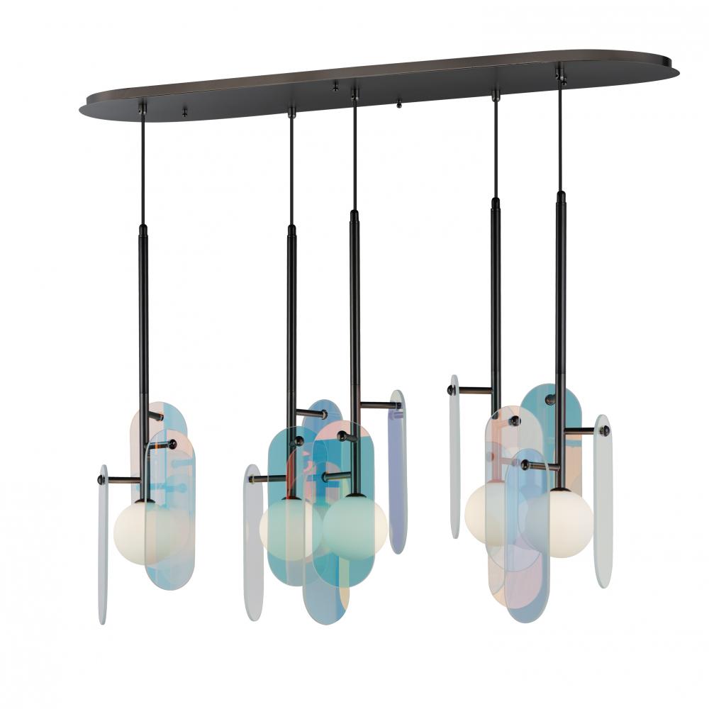 14 Inch Multi-Light Pendant – Gunmetal