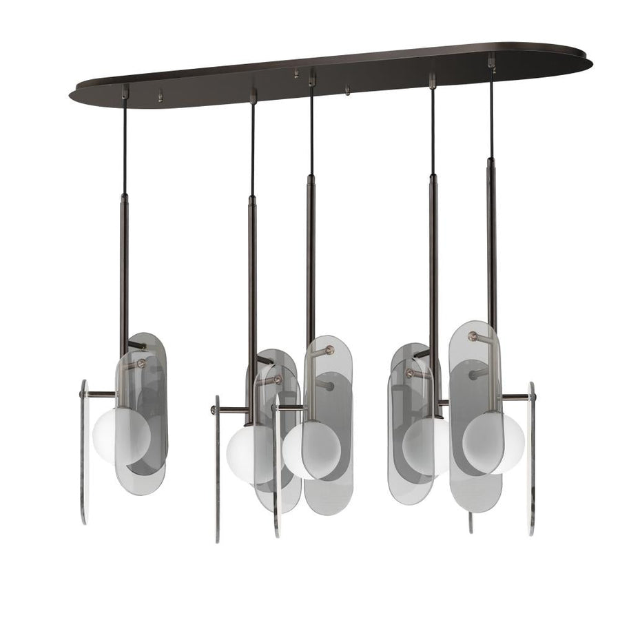14 Inch Multi-Light Pendant – Brushed Bronze