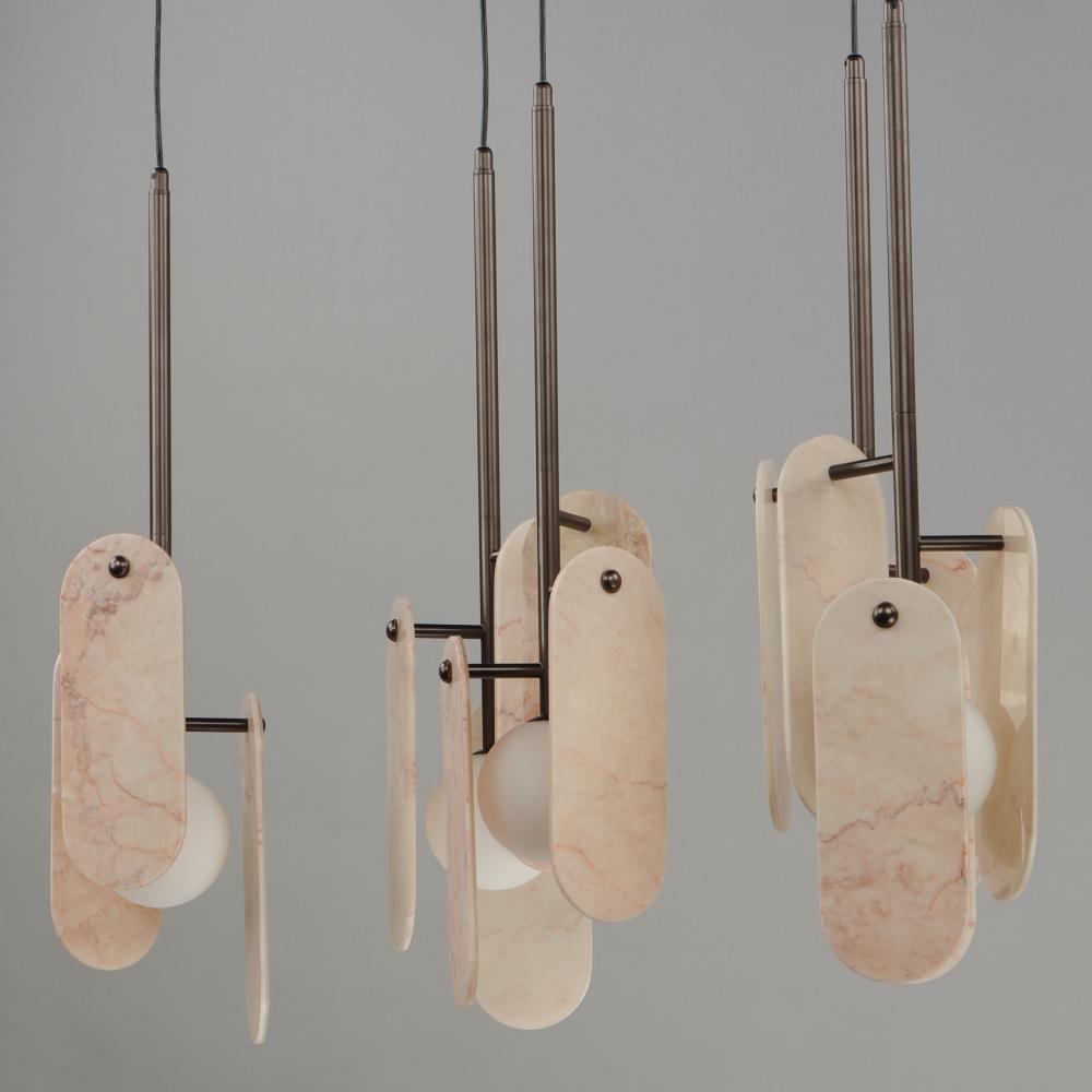 Studio M MEGALITH - STONE SM24815RJBBZ Pendant Traditional - Brushed Bronze light