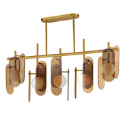 Studio M MEGALITH - GLASS SM24825AMNAB Pendant - Natural Aged Brass light