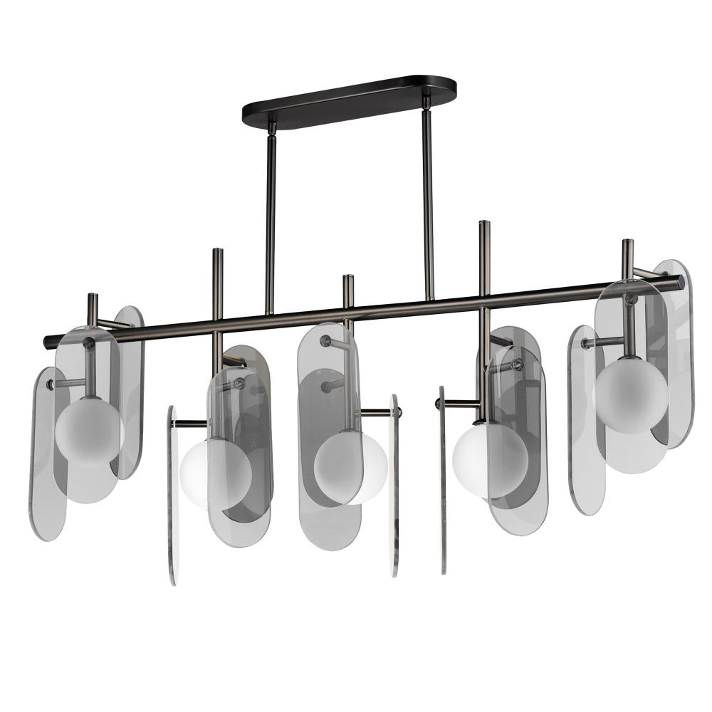 Studio M MEGALITH - GLASS SM24825MSKGM Pendant - Gunmetal light