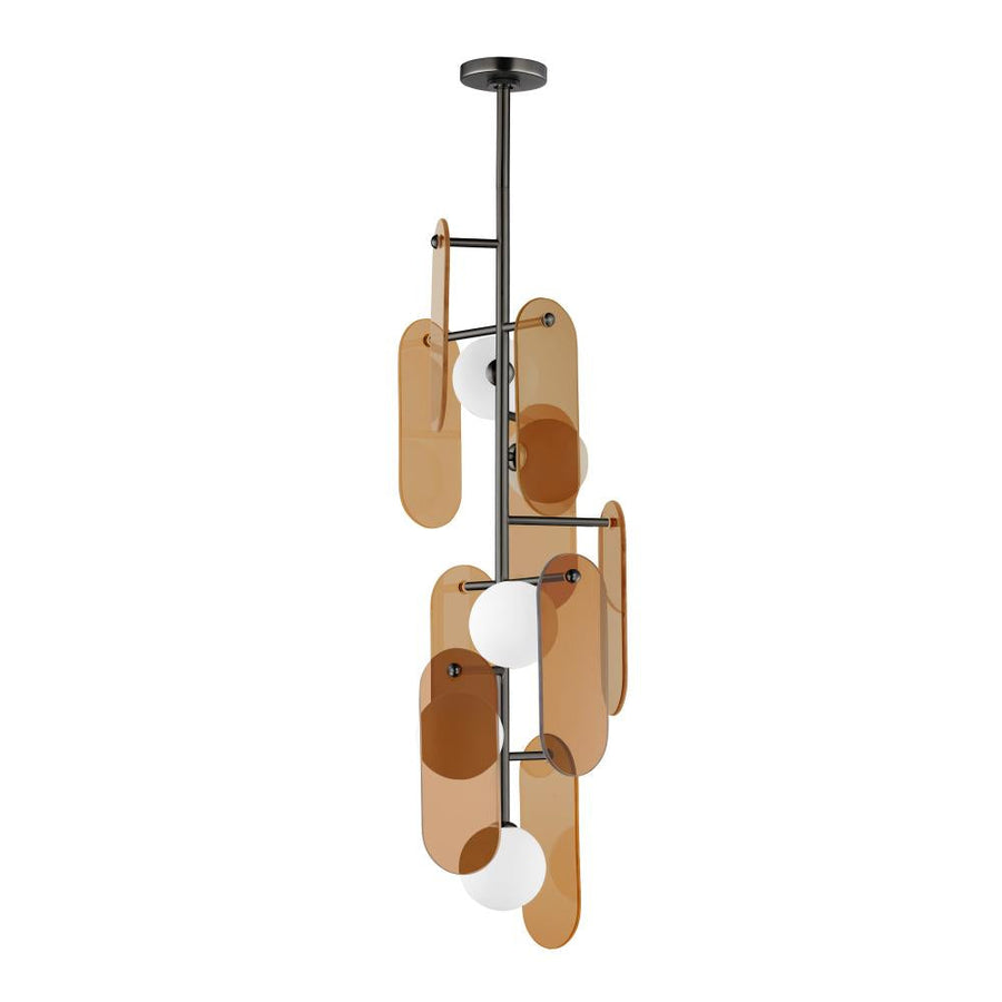 Studio M MEGALITH - GLASS SM24827AMGM Pendant - Gunmetal