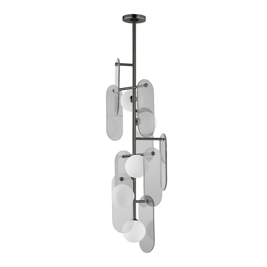 Studio M MEGALITH - GLASS SM24827MSKGM Pendant - Gunmetal