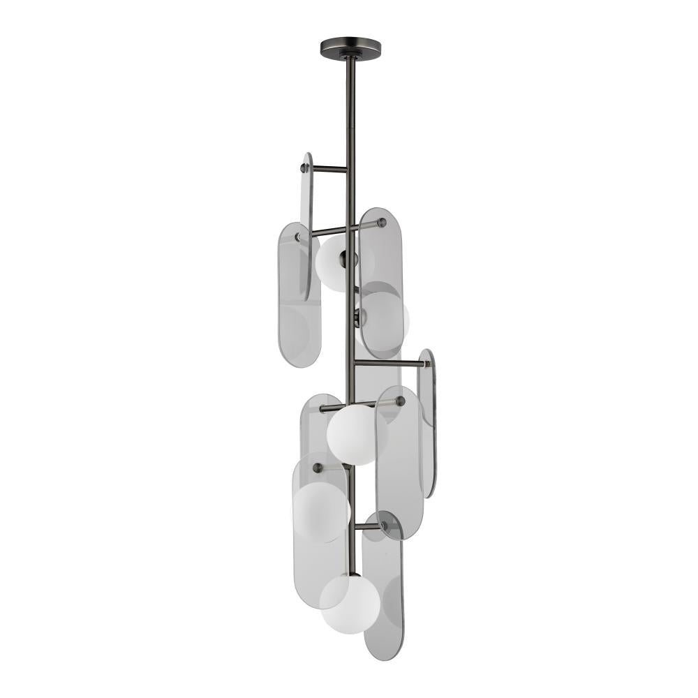 Studio M MEGALITH - GLASS SM24827MSKGM Pendant - Gunmetal