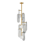 Studio M MEGALITH - GLASS SM24827MSKNAB Pendant - Natural Aged Brass light