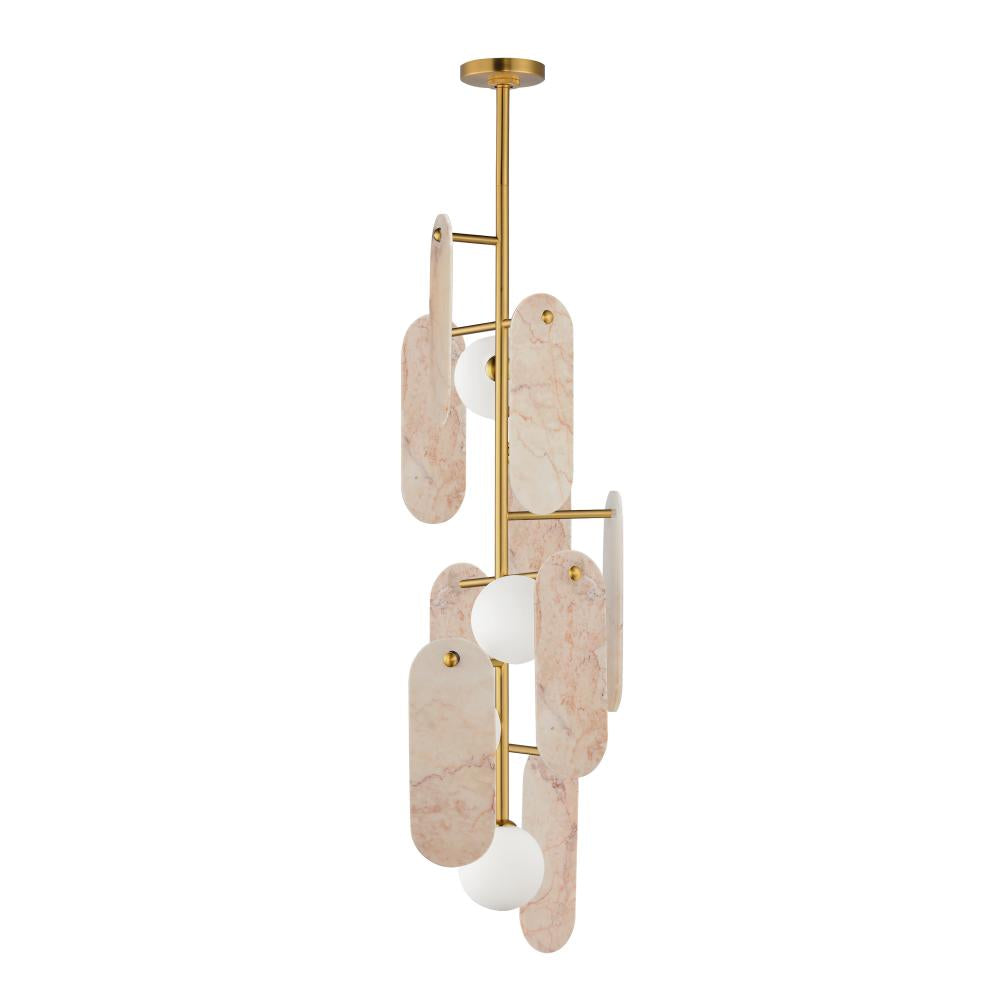 Studio M MEGALITH - STONE SM24827RJNAB Pendant - Natural Aged Brass light